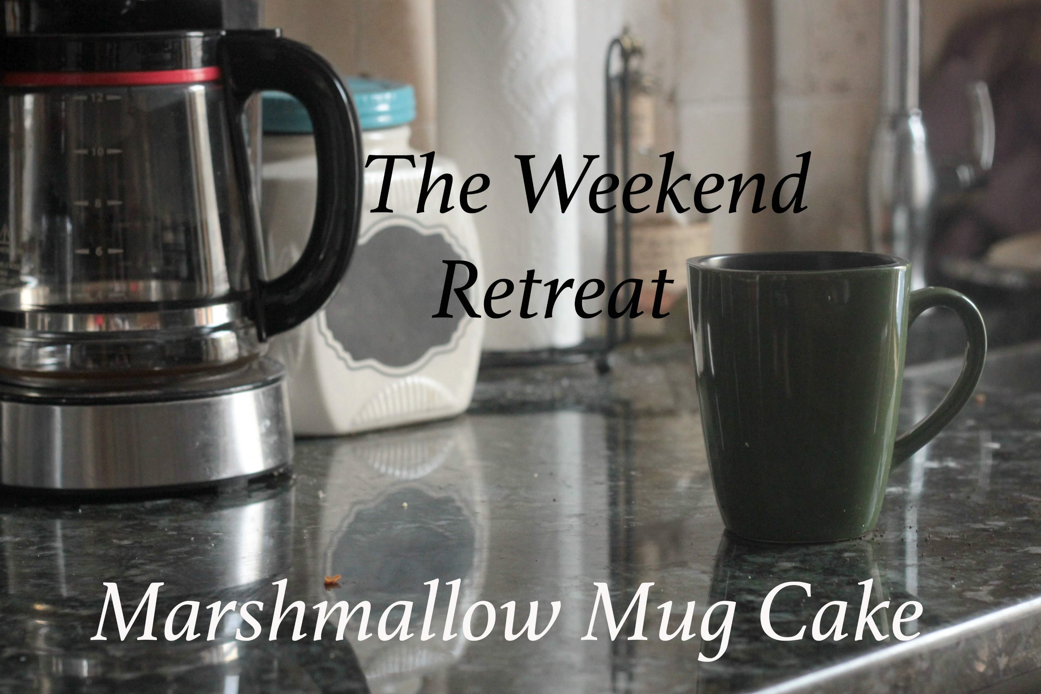 The Weekend ReTREAT Marshmallow Mug Cake Domestic B(i)atch