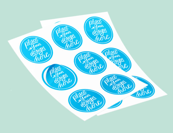 Pre Printed Sticker Sheets for Domed Labels.