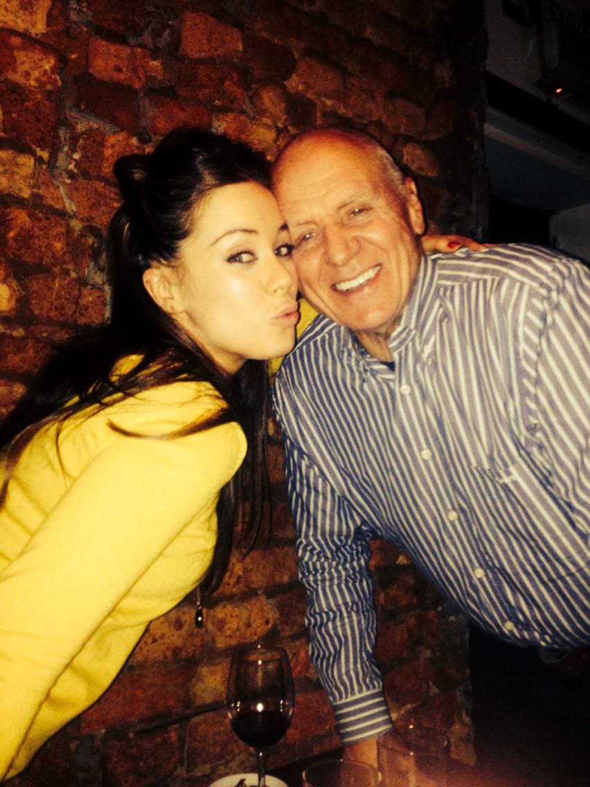 Father and daughter - tweeted by @Roxanne_mckee