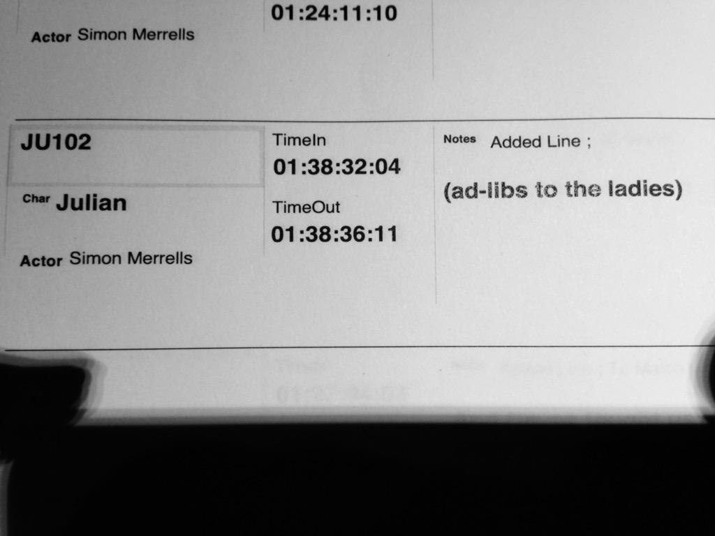 Best ADR direction ever tweeted by @SMerrells