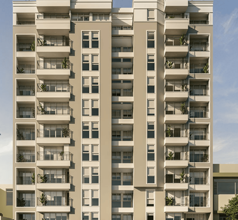 Render del edificio Aguilar 260 en San Miguel