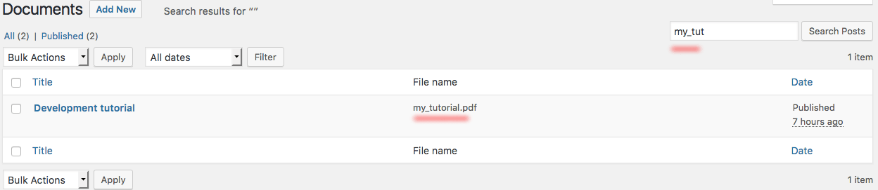 Could read about them in the wordpress codex function reference: How to extend search for custom post types in WordPress admin - Dominykas Gelucevičius