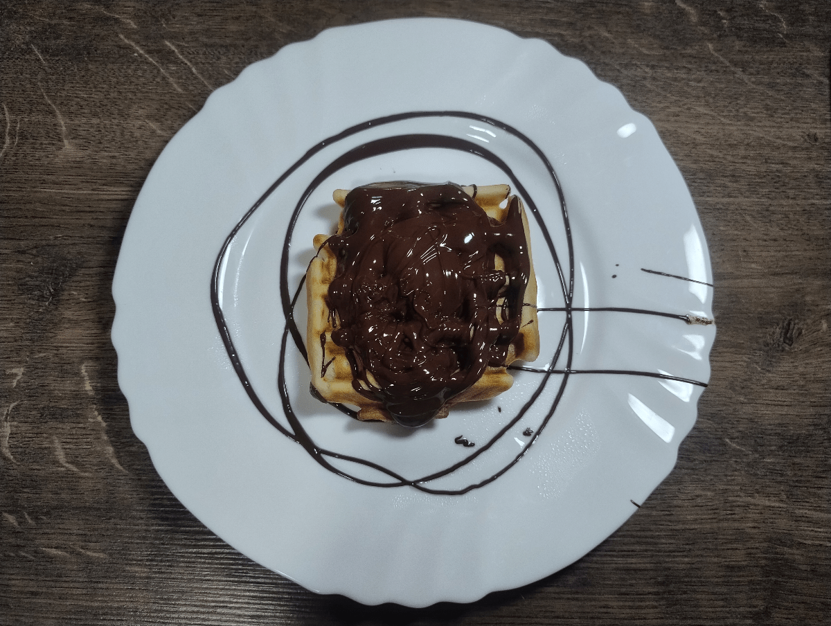 Gofres de miel de masa madre