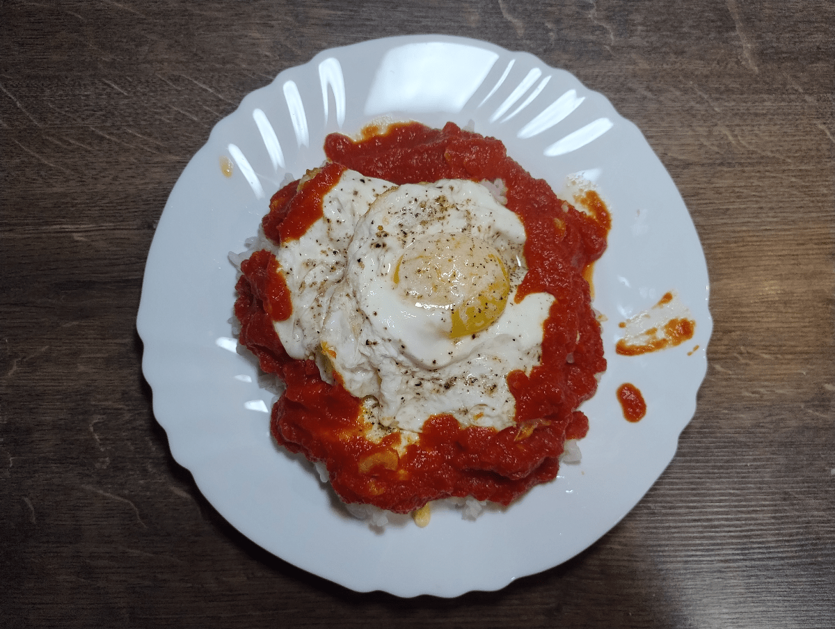 Arroz a la cubana