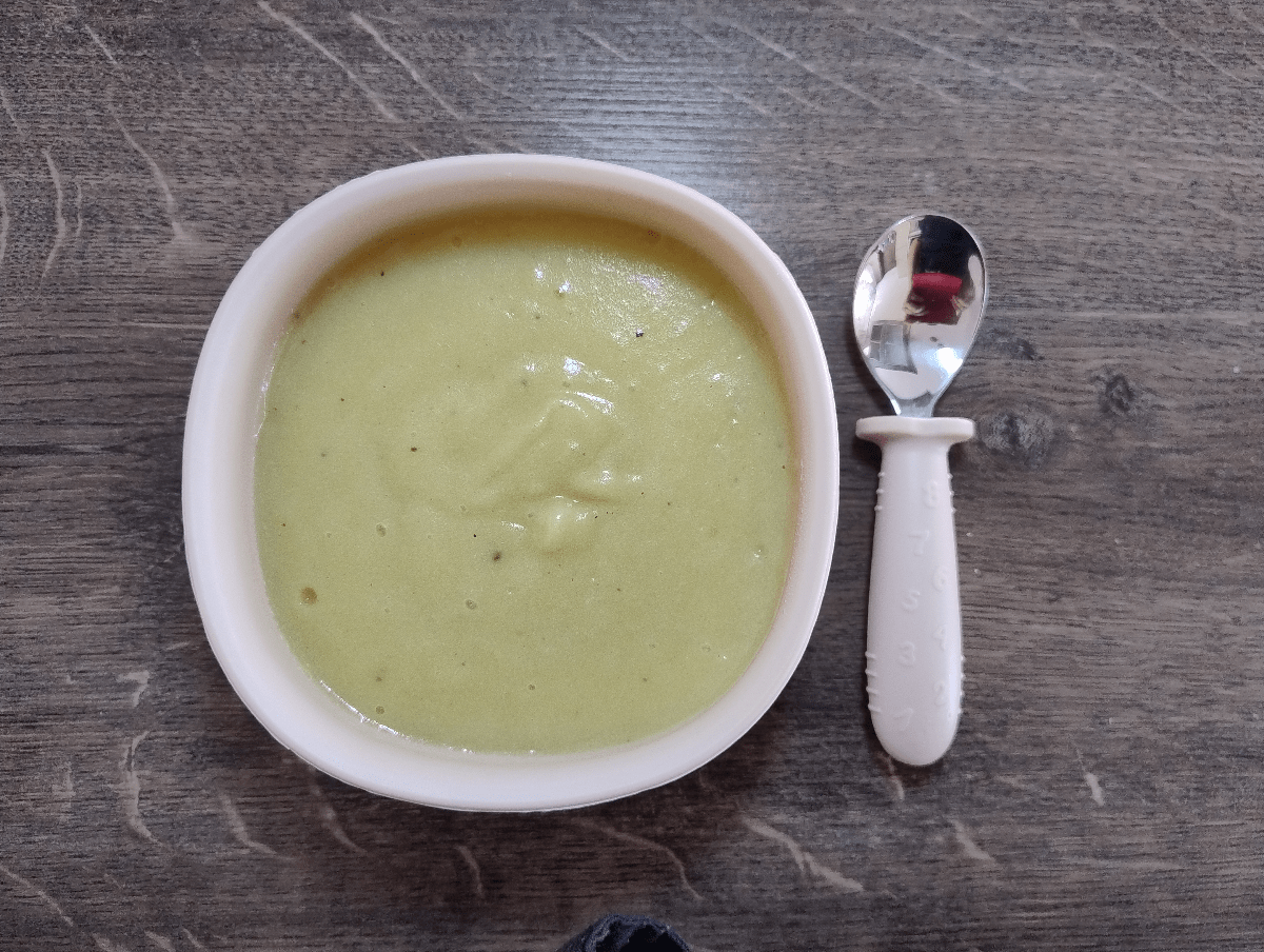 Crema de puerros