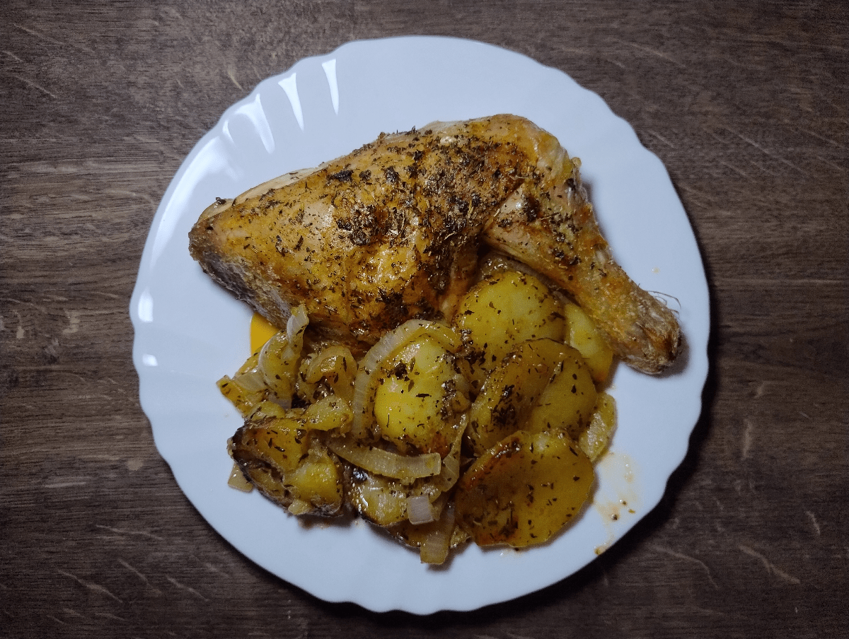 Pollo al horno