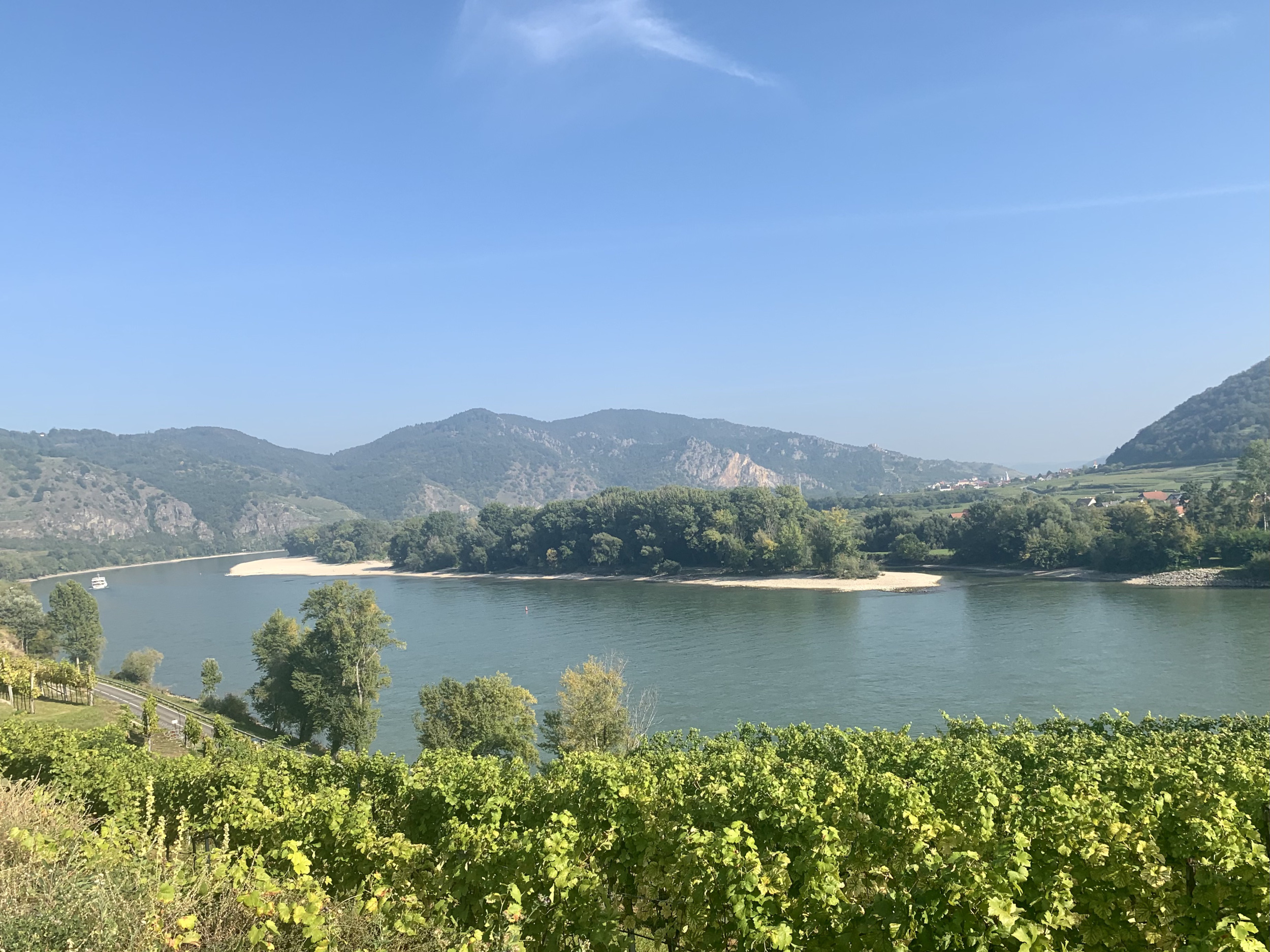 Die Donau bei Weißenkirchen in der Wachau