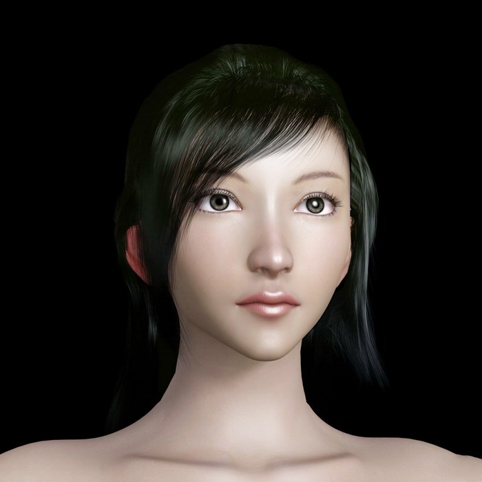 Beautiful Female Head 3d Model Download For Free
