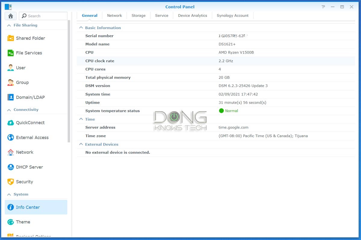 Synology DS1621+ (32GB Ram und 10GBit/s NIC) (Gebraucht) in Stallikon