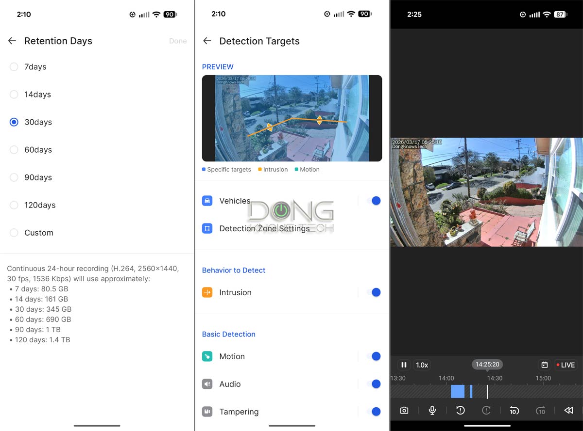 Synology BeeCamera Review: An Effective App-Operated Surveillance Upgrade for BeeStation Plus 23 BeeCamera detection settings