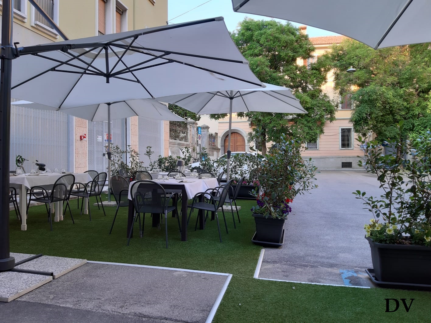 Il dehor dell'Hosteria 700