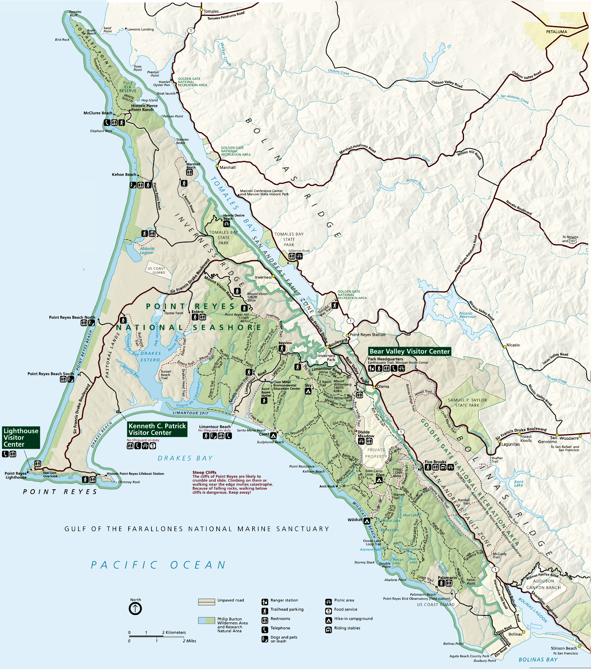 Map Of Point Reyes California At Edwin Whitlow Blog Pt Reyes 