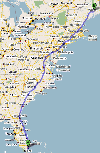 I 95 Main To Florida I 95 