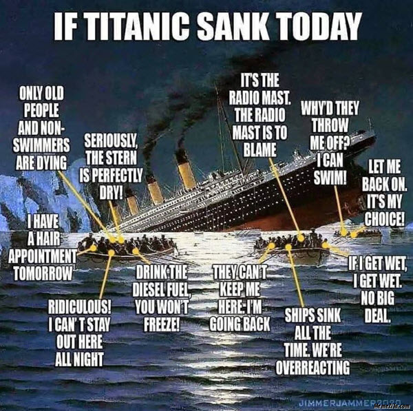 Btw, this is the meme if anyone is curious. 50 Funny Titanic Memes That Will Surely Not Sink