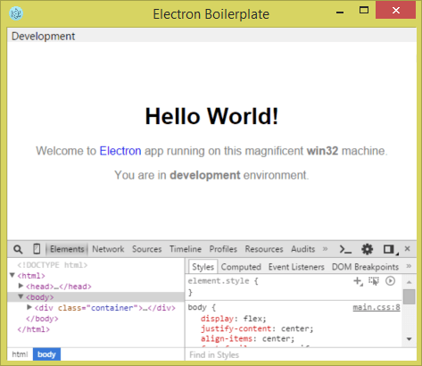 Github Electron Tutorial Using Electron Boilerplate Don T Panic Labs