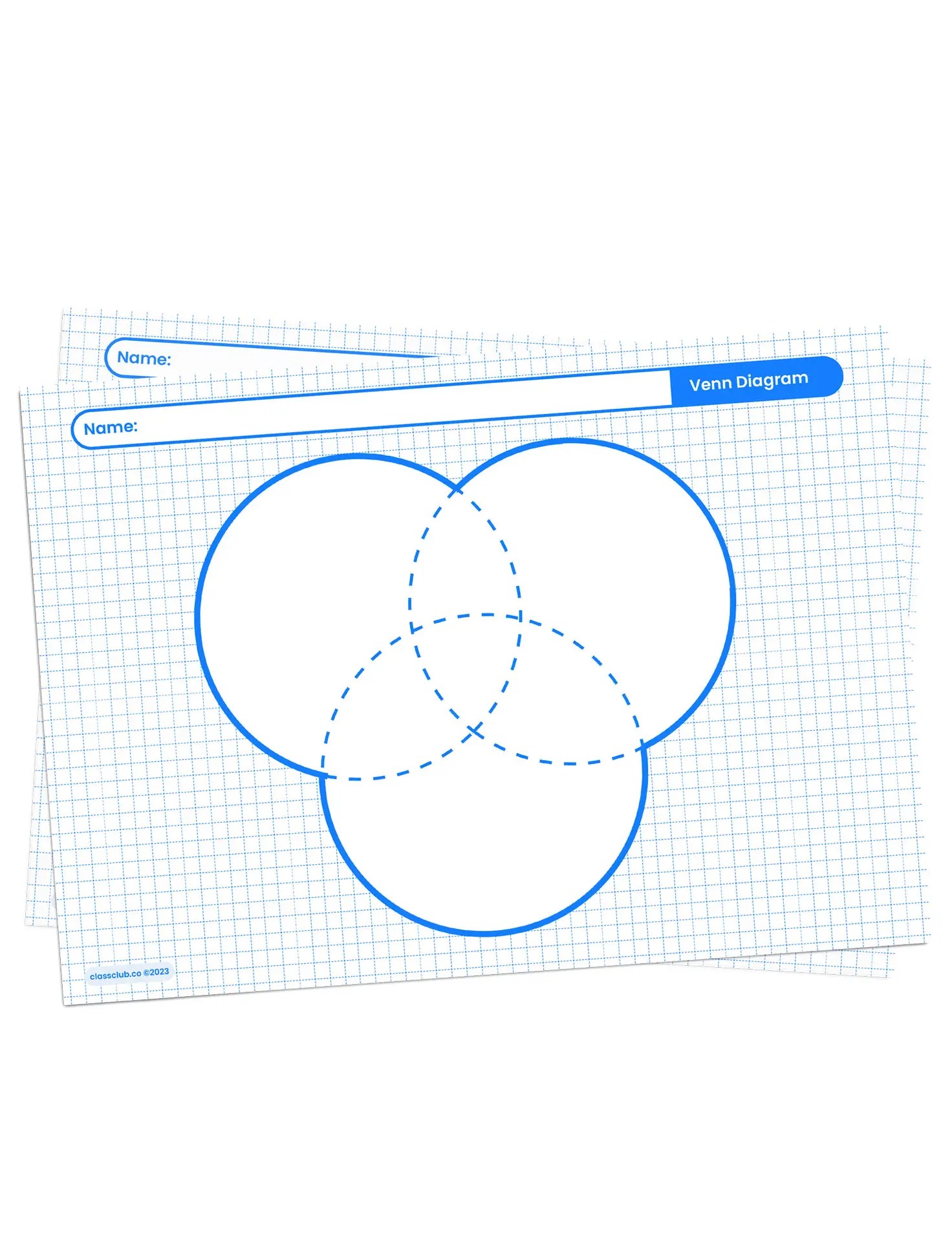 3 Venn worksheet