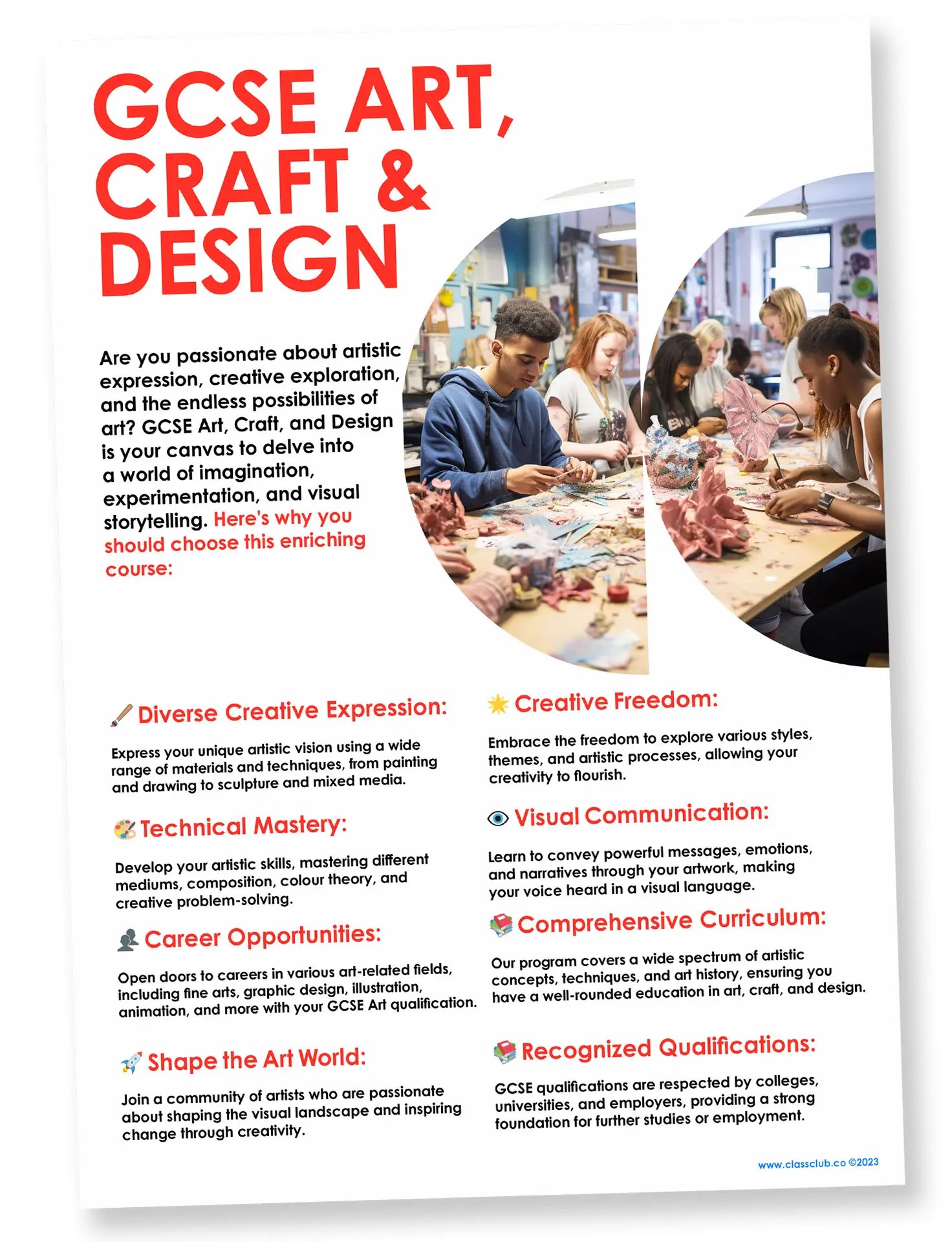 GCSE Art, craft & design