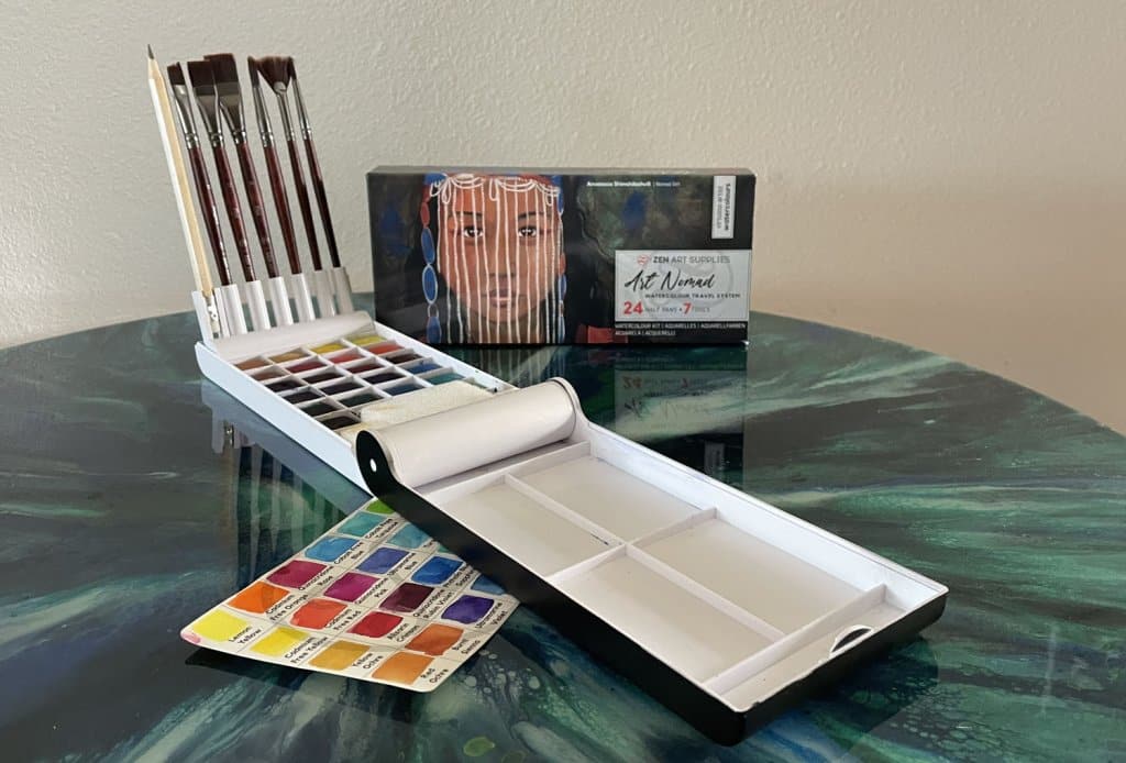 Art Nomad Travel Watercolor Set by ZenArt Review - Doodlewash®