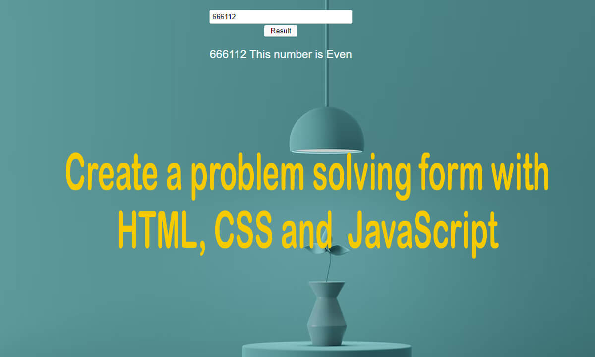 Find odd or even number with JavaScript problem solve