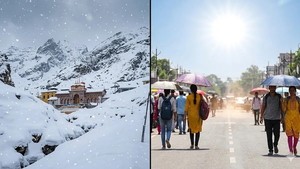 उत्तराखंड में मौसम का डबल अटैक: कहीं बर्फबारी का ऑरेंज अलर्ट, तो कहीं सताएगी चुभती गर्मी