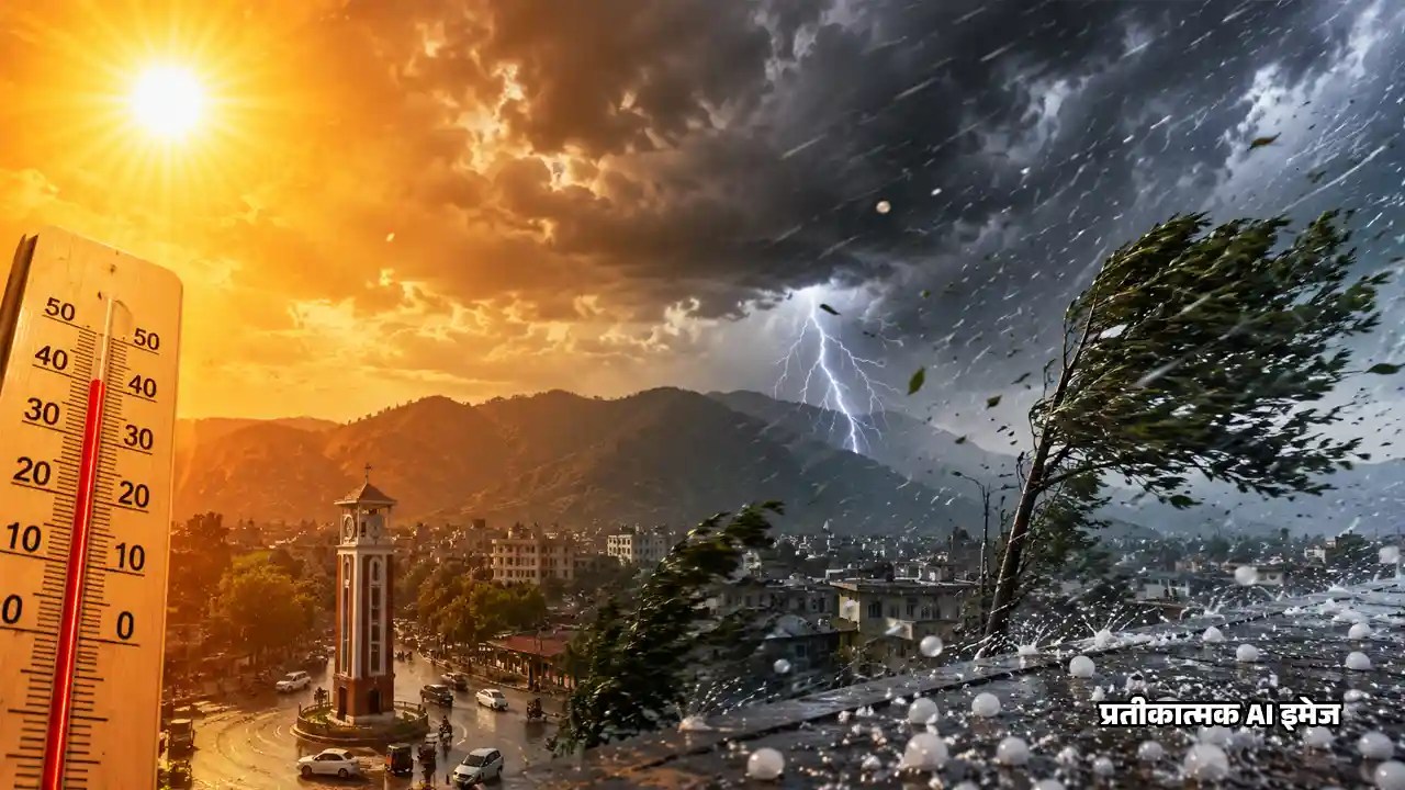 Uttarakhand Weather Update : उत्तराखंड के इन 5 जिलों में आज भारी ओलावृष्टि का ऑरेंज अलर्ट