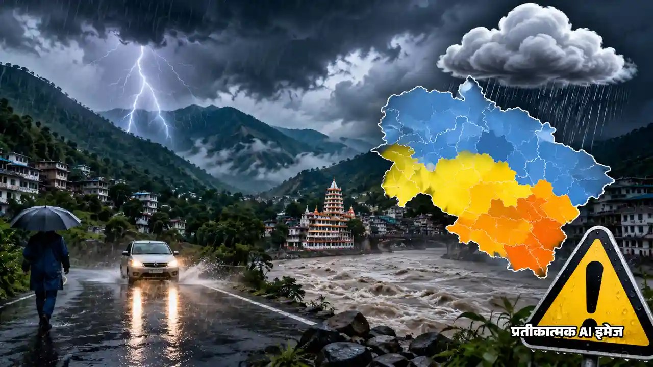 Uttarakhand Weather Update : 29-30 जून को पिथौरागढ़-बागेश्वर में भारी बारिश की चेतावनी, पहाड़ों पर रहें सतर्क!