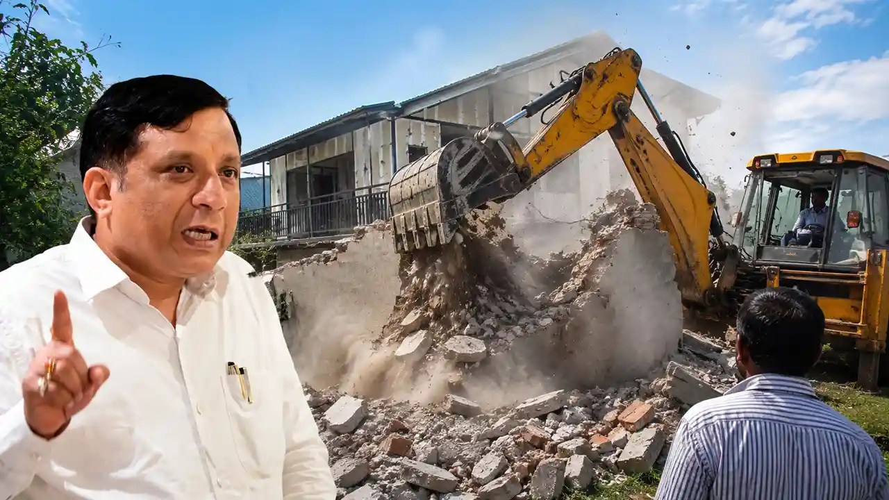 MDDA Demolition Drive : MDDA का सबसे बड़ा प्रहार! डोईवाला में 30 बीघा अवैध प्लॉटिंग पर गरजा बुलडोजर