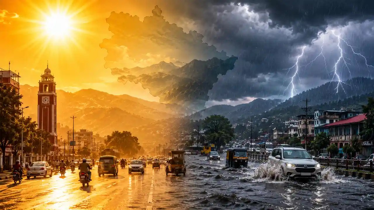 Uttarakhand Weather: Dehradun Temp Jumps 9 Degrees, Heavy Rain Alert for 6 Districts