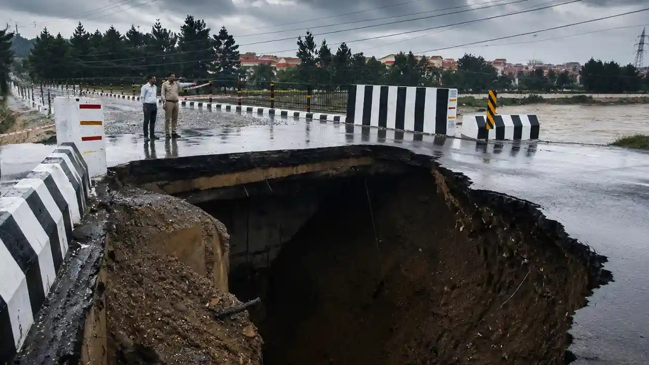 Three PWD Officials Suspended Over Damage to Tons River Bridge Approach Road in Nanda Ki Chowki