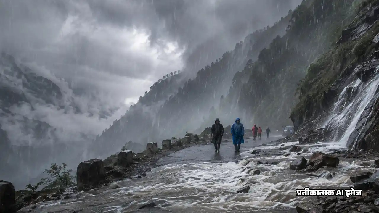 Uttarakhand Weather : चारधाम यात्रा पर लगाया बारिश ने ब्रेक, मौसम विभाग ने जारी किया डराने वाला अलर्ट!