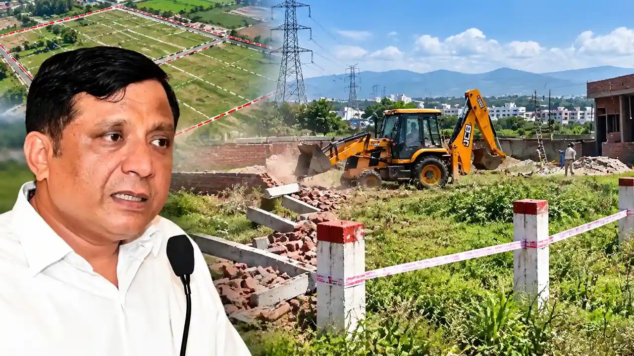 देहरादून में MDDA की बड़ी कार्रवाई, 50 बीघा अवैध प्लॉटिंग की सील