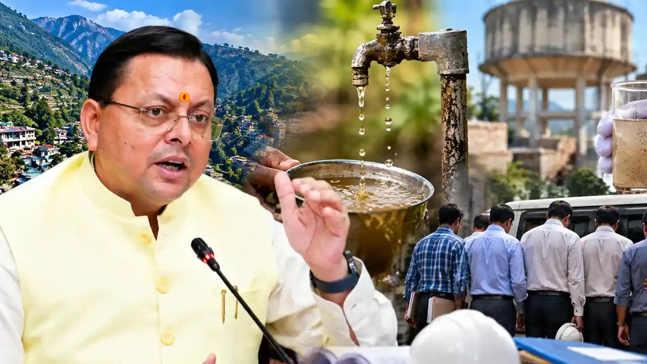 उत्तराखंड में सीएम धामी का बड़ा एक्शन, दूषित पानी सप्लाई पर नपे 6 इंजीनियर