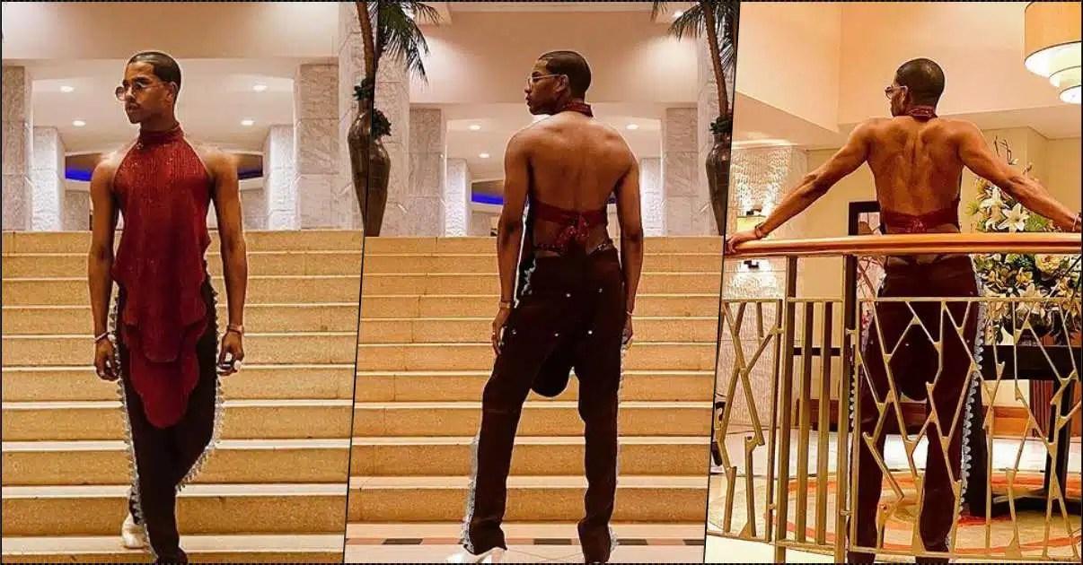 “They dared me to really go for it” — Denola Grey says as causes stir in two-piece outfit and thong (Video)