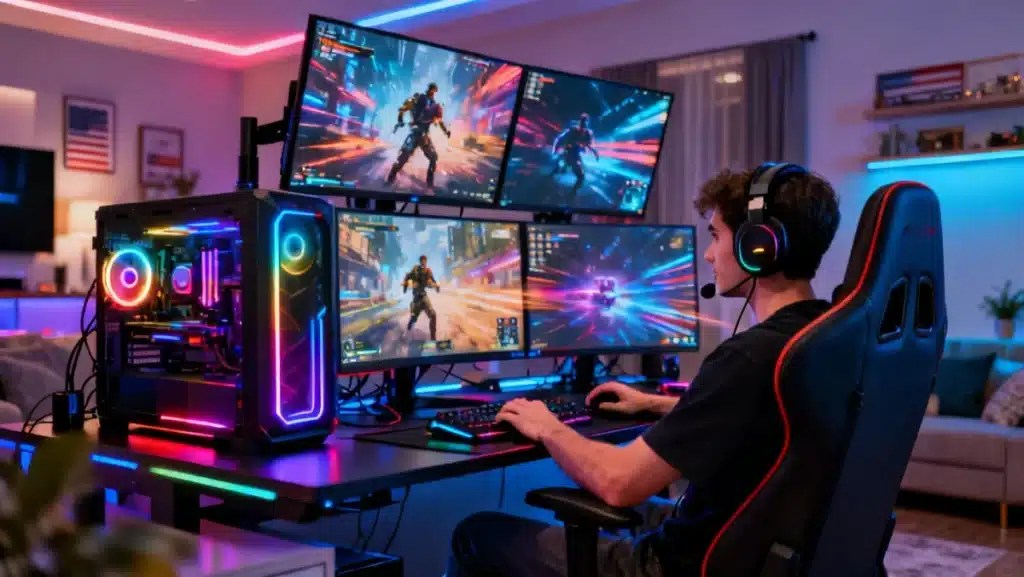 Maximize Gaming PC Performance 10 Essential Tweaks For US Gamers In 2026 Futuristic Gaming Pc Setup Rgb
