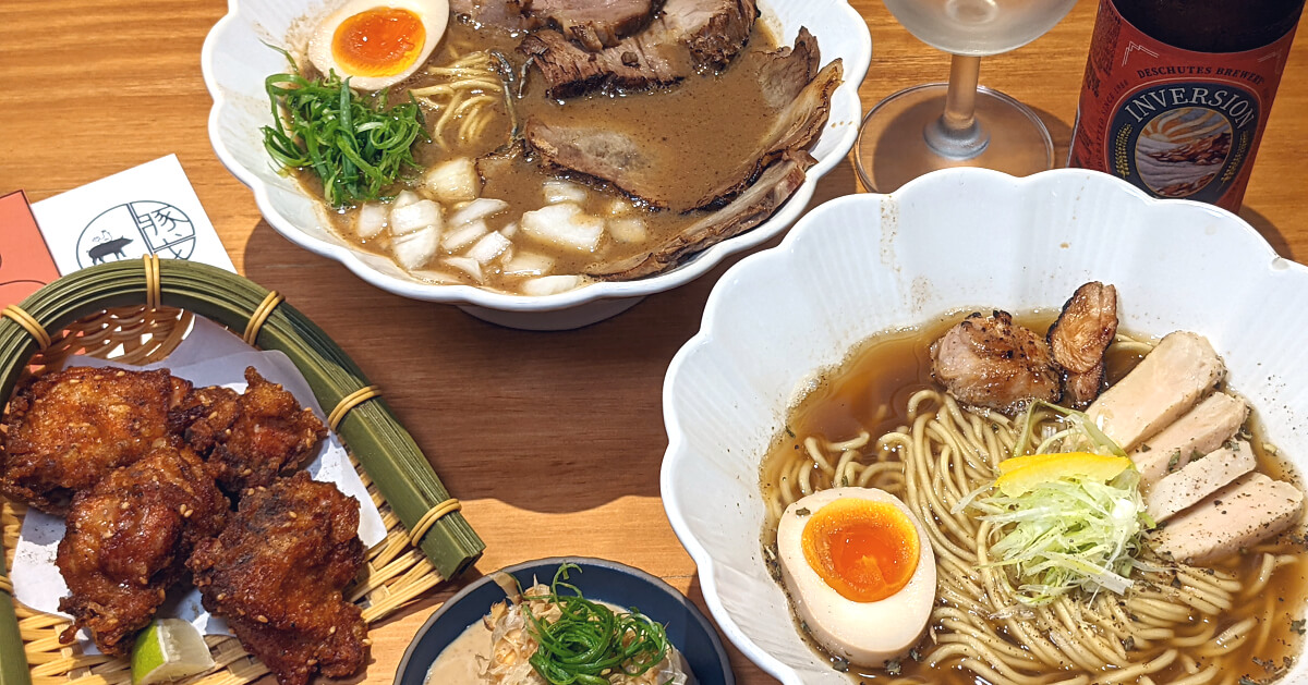 中壢拉麵推薦|【豚戈拉麵】日式拉麵 台式拉麵 柚子拉麵 叉燒肉厚味濃