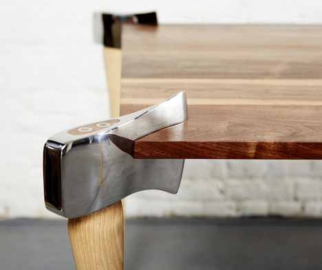 Woodsman Axe Coffee Table Inspired By The Big Bad Wolf Designs Ideas On Dornob