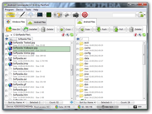 Android-replace system files Android commander