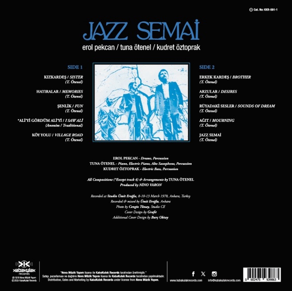 Erol Pekcan / Tuna Ötenel / Kudret Öztoprak - Jazz Semai Plak