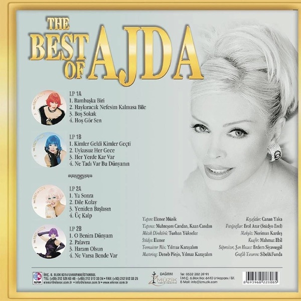 Ajda Pekkan - The Best Of Ajda (Picture Disc) Resimli Baskı Plak