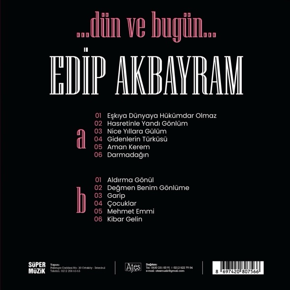 Edip Akbayram - Dün ve Bugün Plak