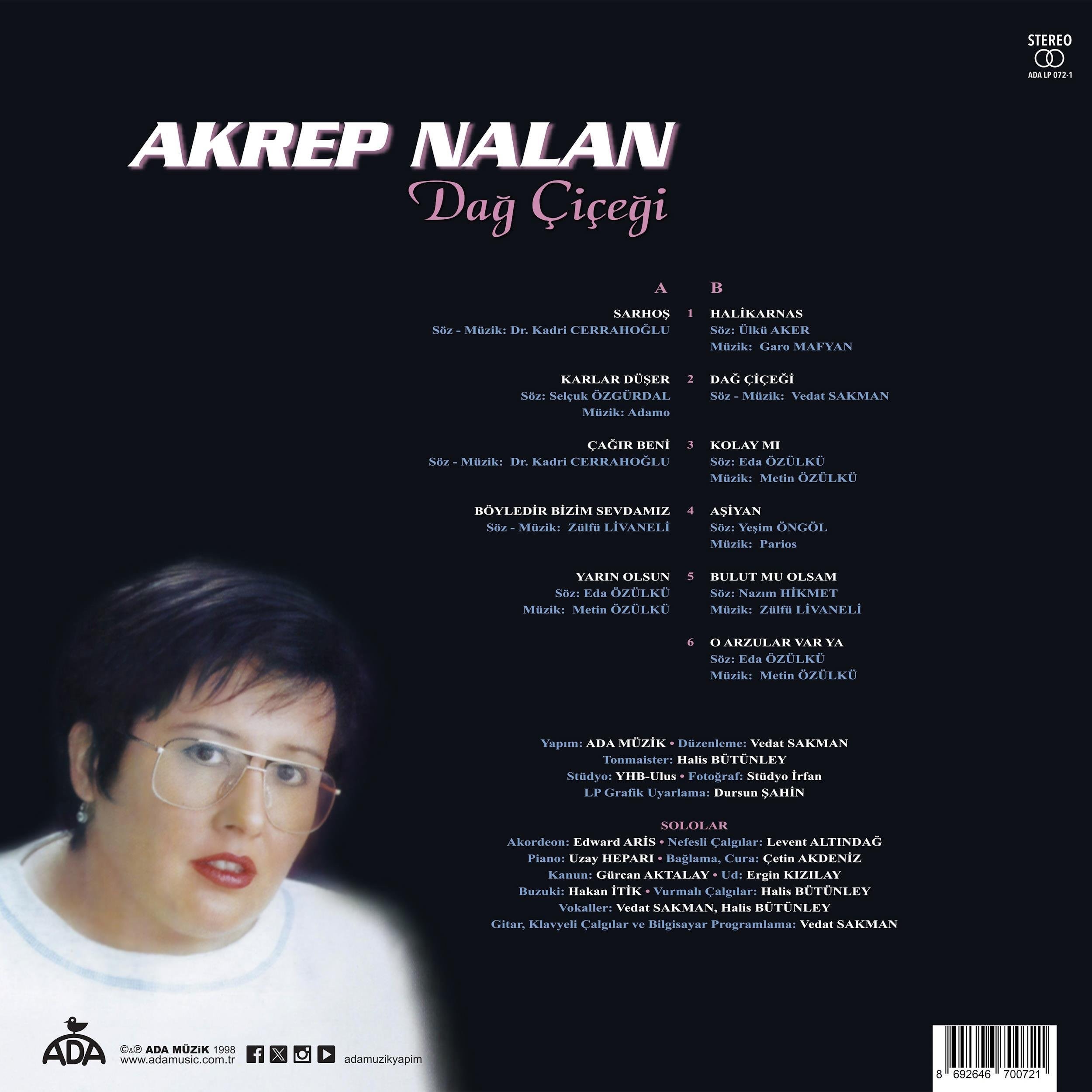 Akrep Nalan - Dağ Çiçeği Plak