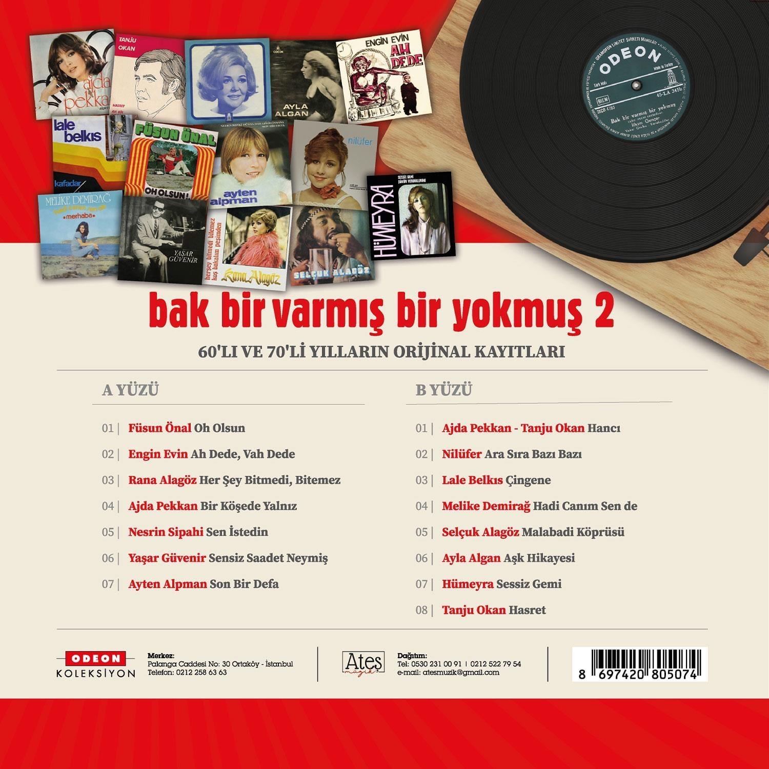 Çeşitli Sanatçılar - Bak Bir Varmış Bir Yokmuş Vol.2 (Plak)