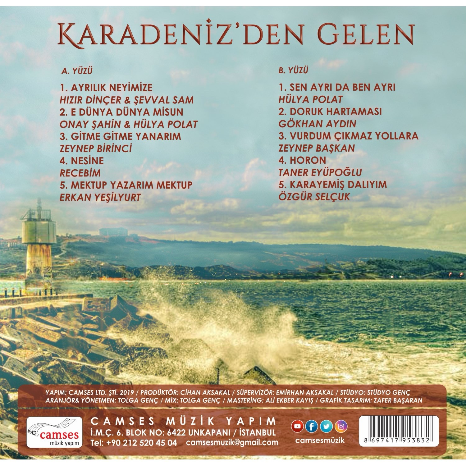 Çeşitli Sanatçılar - Karadenizden Gelen Plak