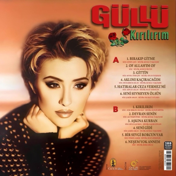 Güllü - Kırılırım (Kırmızı Renkli) Plak