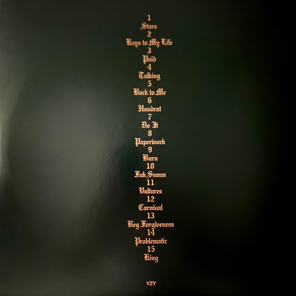 Kanye West - Vultures 1 (Kahve Rengi Mermer Desenli Baskı) 2 Plak