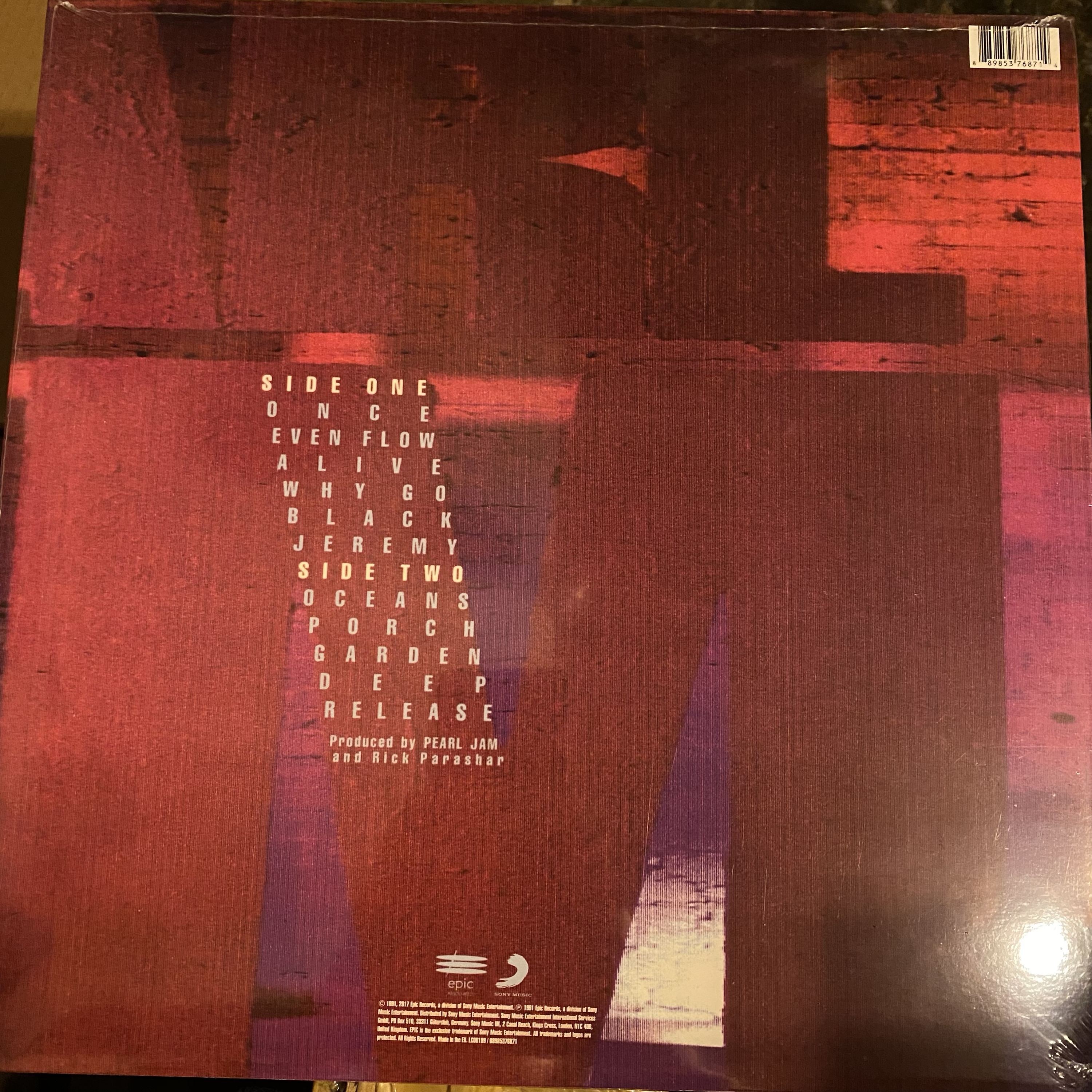 Pearl Jam - Ten Plak