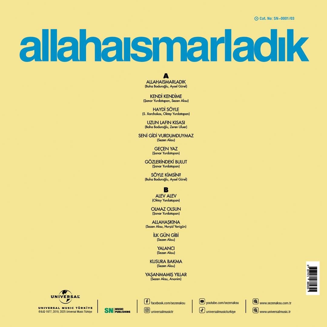 Sezen Aksu - Allahaısmarladık