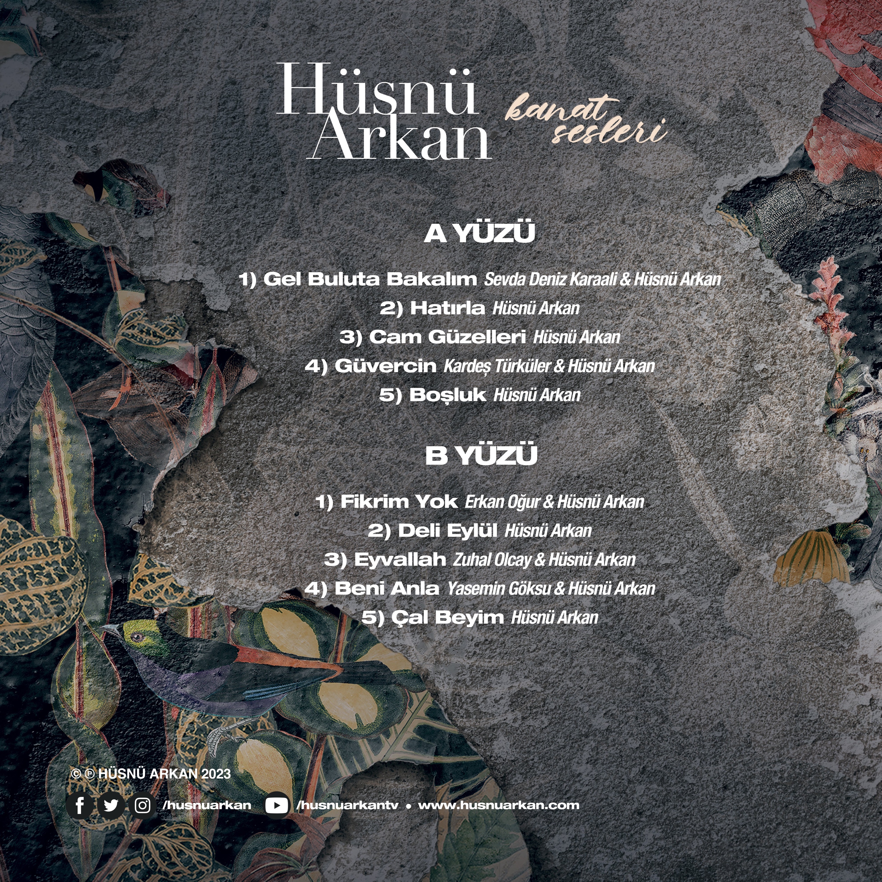 Hüsnü Arkan - Kanat Sesleri (Islak İmzalı) Plak