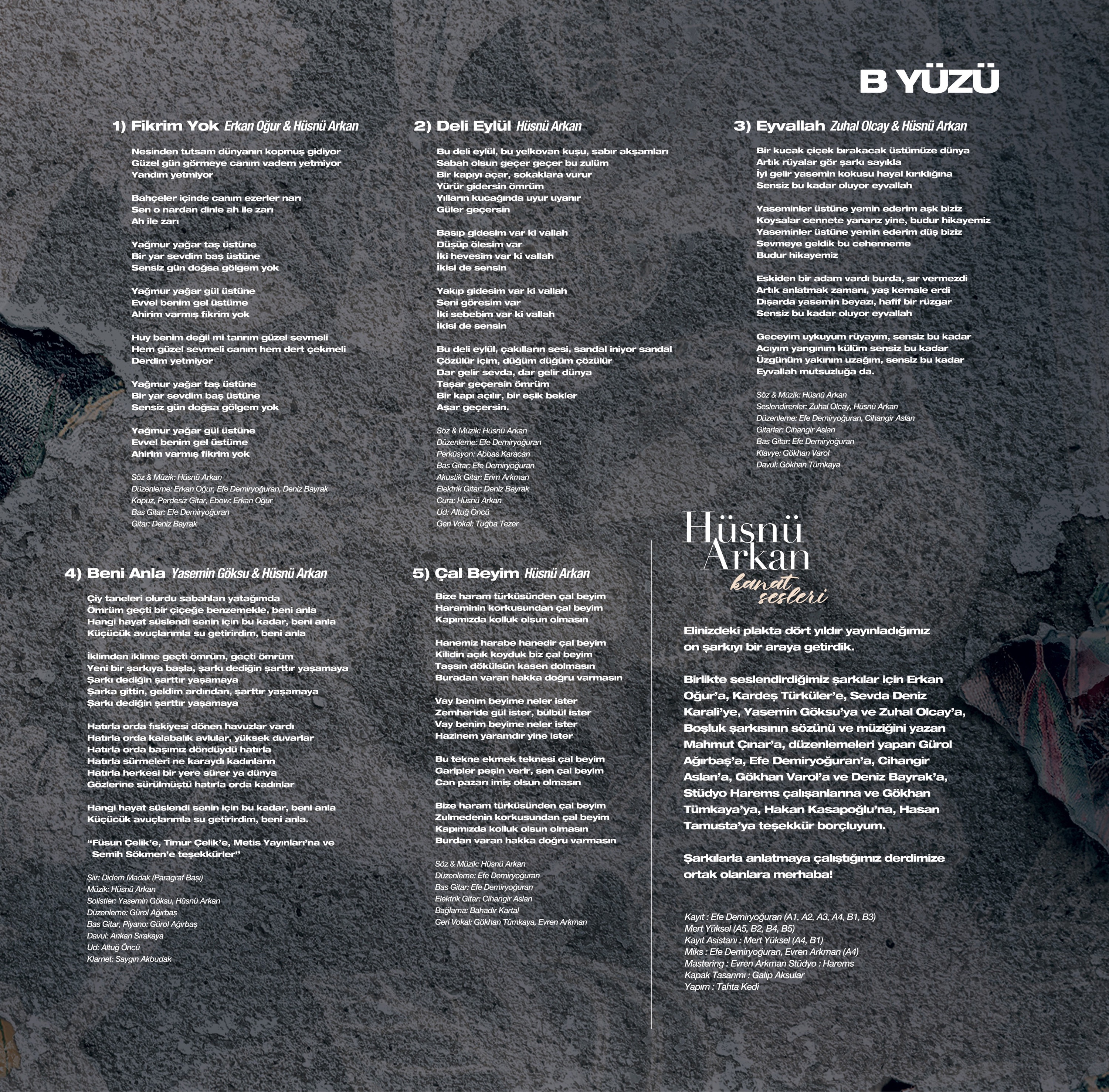 Hüsnü Arkan - Kanat Sesleri (Islak İmzalı) Plak