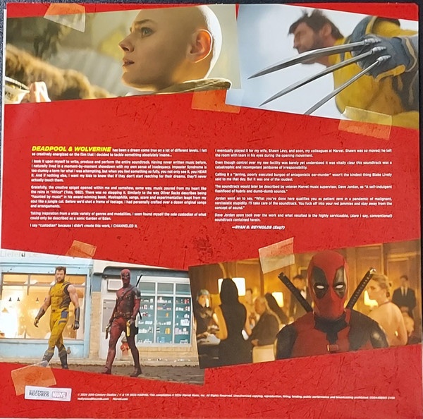 Deadpool & Wolverine – (Renkli Limtli Baskı) Plak